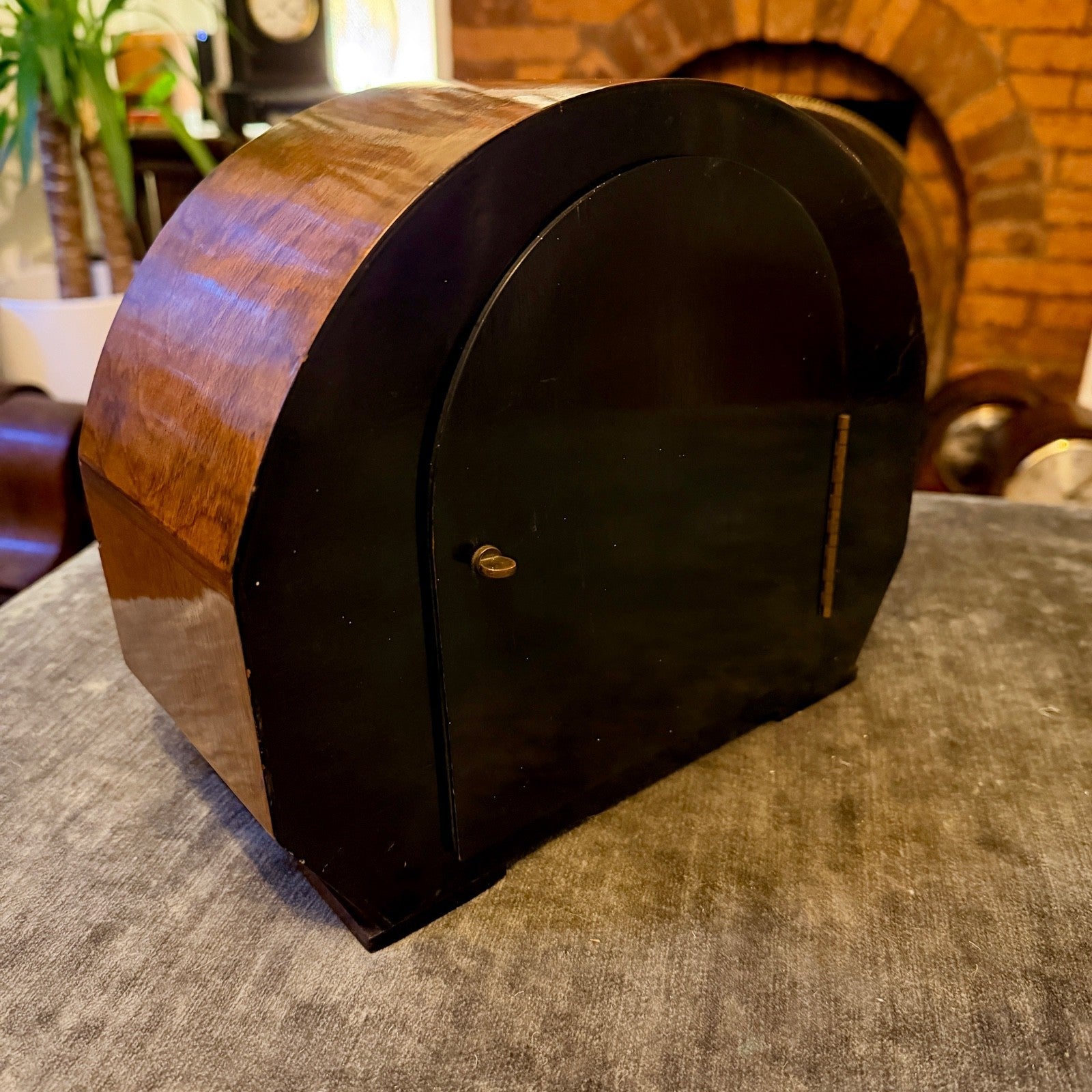 1930s Art Deco Westminster Chiming Mantel Clock – Serviced Vintage Clock - Mahn and Co Clock Repairs