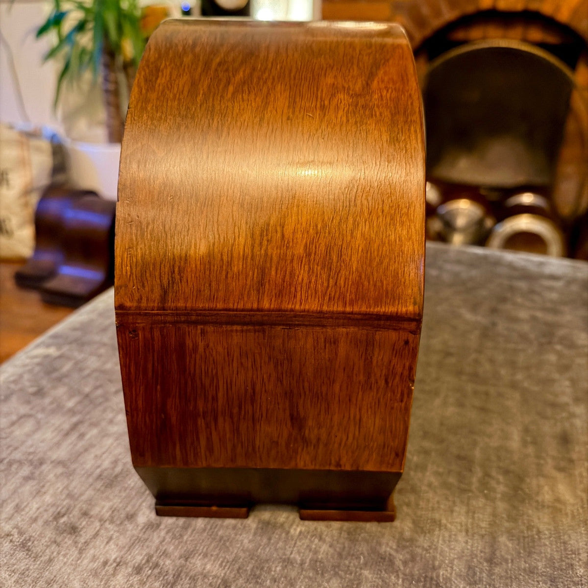 1930s Art Deco Westminster Chiming Mantel Clock – Serviced Vintage Clock - Mahn and Co Clock Repairs