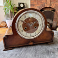 1930s English Art Deco Mantel Clock Gong Strike Fully Serviced Mechanical - Mahn and Co Clock Repairs