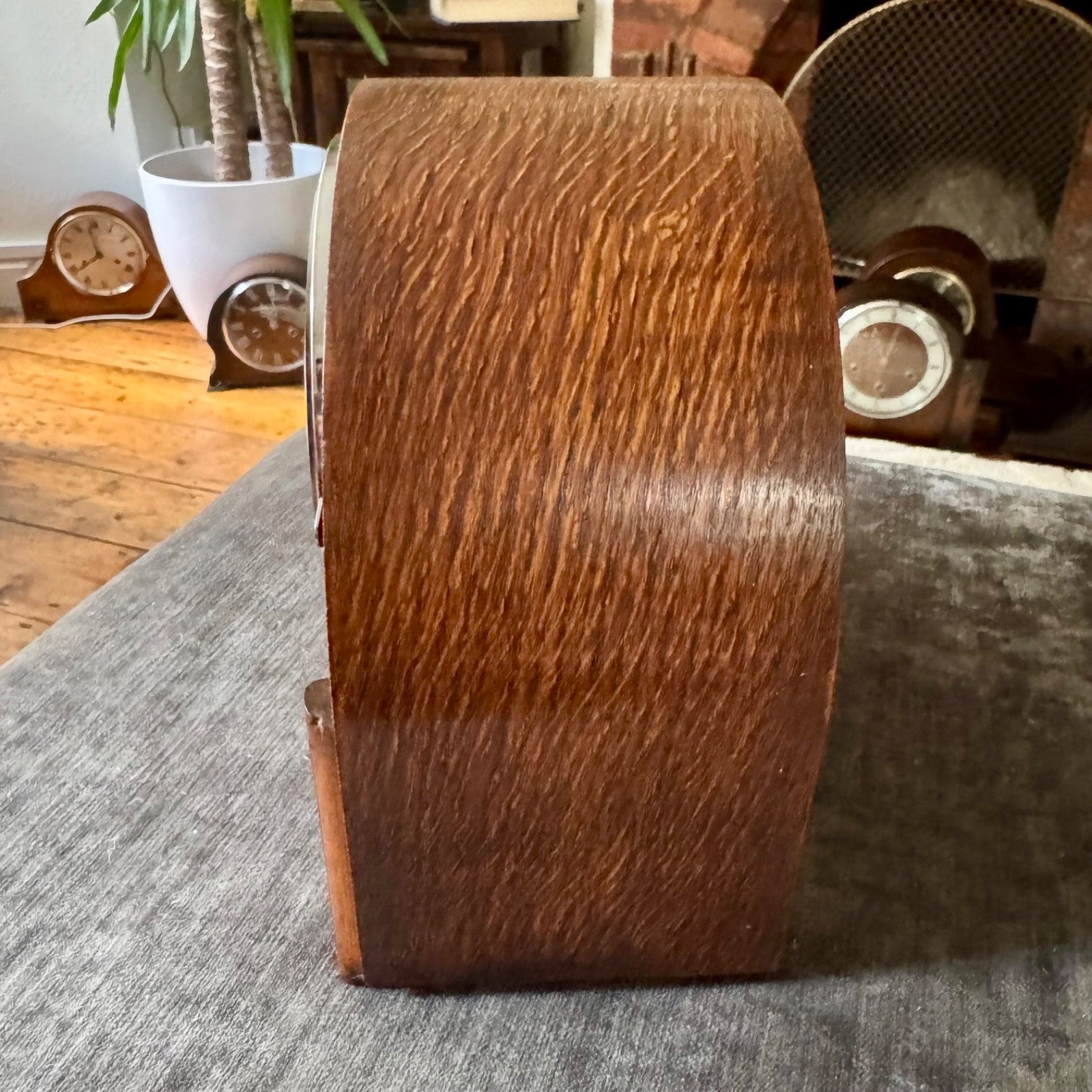 1930s German / Continental Art Deco mantel clock, dial marked FOREIGN. - Mahn and Co Clock Repairs