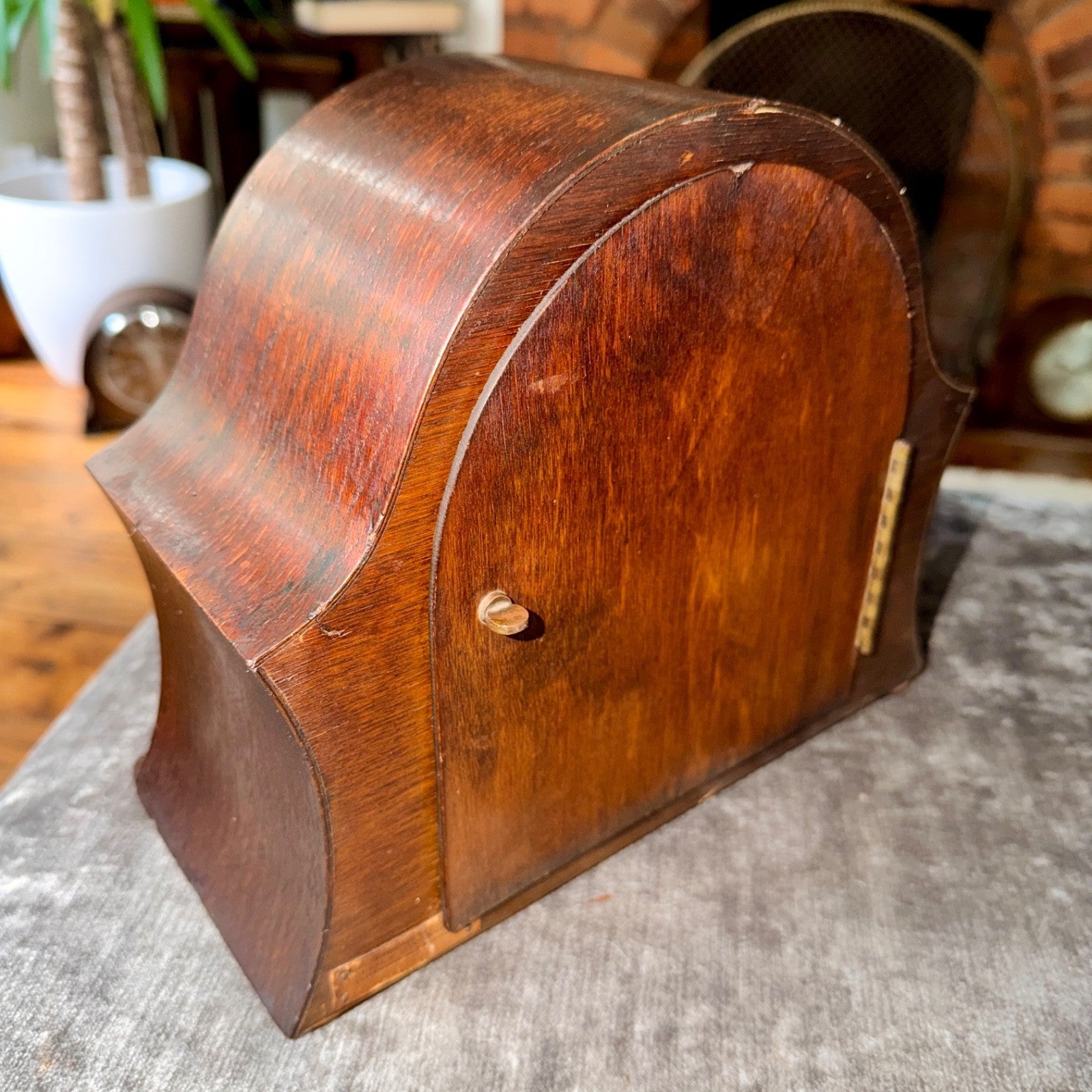 1930s HAC German Mantel Clock Fully Serviced Gong Strike Vintage Antique - Mahn and Co Clock Repairs