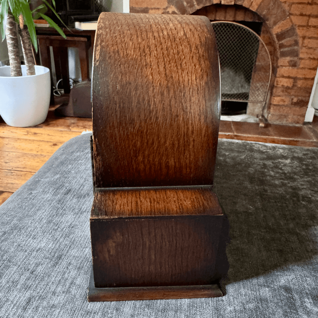 1951 Smiths Morley Mantel Clock Westminster Chime British Legion Presentation - Mahn and Co Clock Repairs