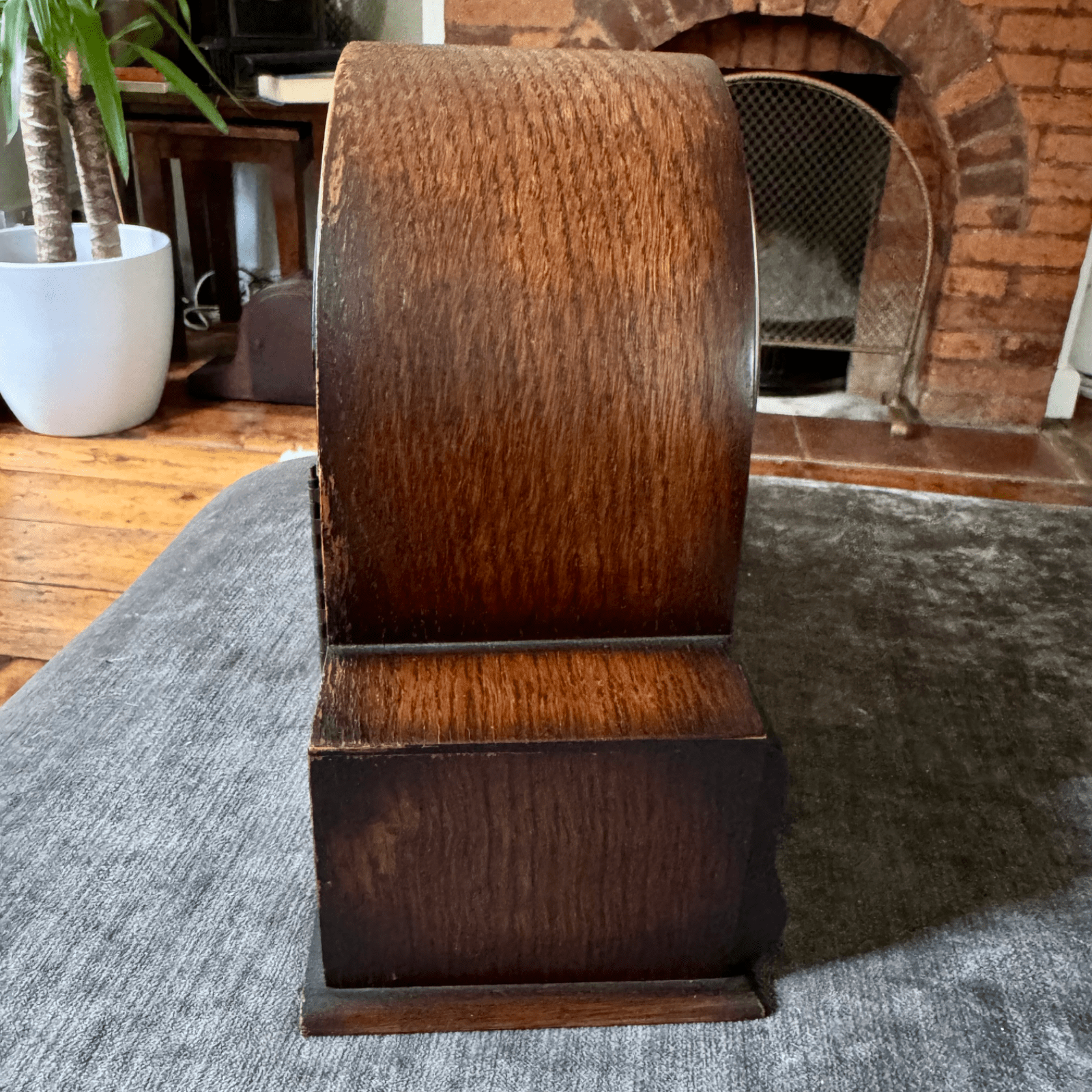 1951 Smiths Morley Mantel Clock Westminster Chime British Legion Presentation - Mahn and Co Clock Repairs