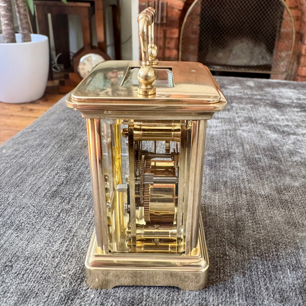 Matthew Norman Miniature Swiss Brass Carriage Clock