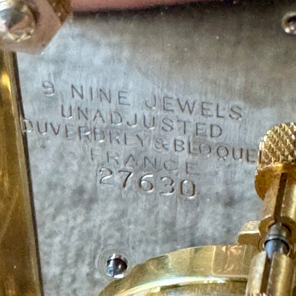 Vintage Bayard French 8 Day Brass Carriage Clock Serviced 9 Jewel Movement