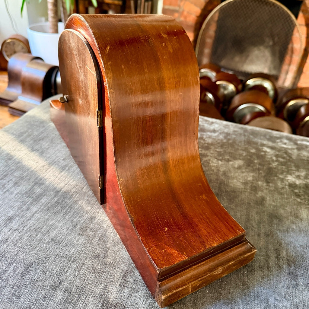 Antique Bravington’s London Inlaid Mantel Clock Gong Strike Serviced