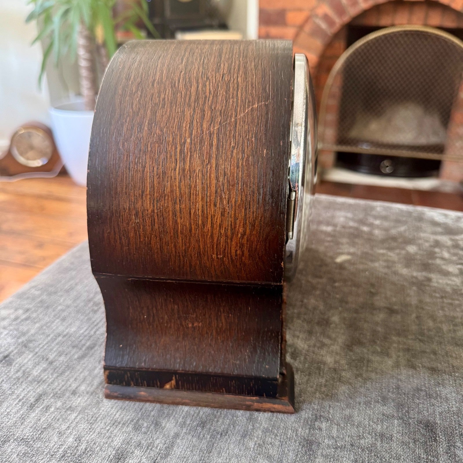 Smiths Enfield Beverley Mantel Clock 1954 Vintage Gong Strike Fully Serviced