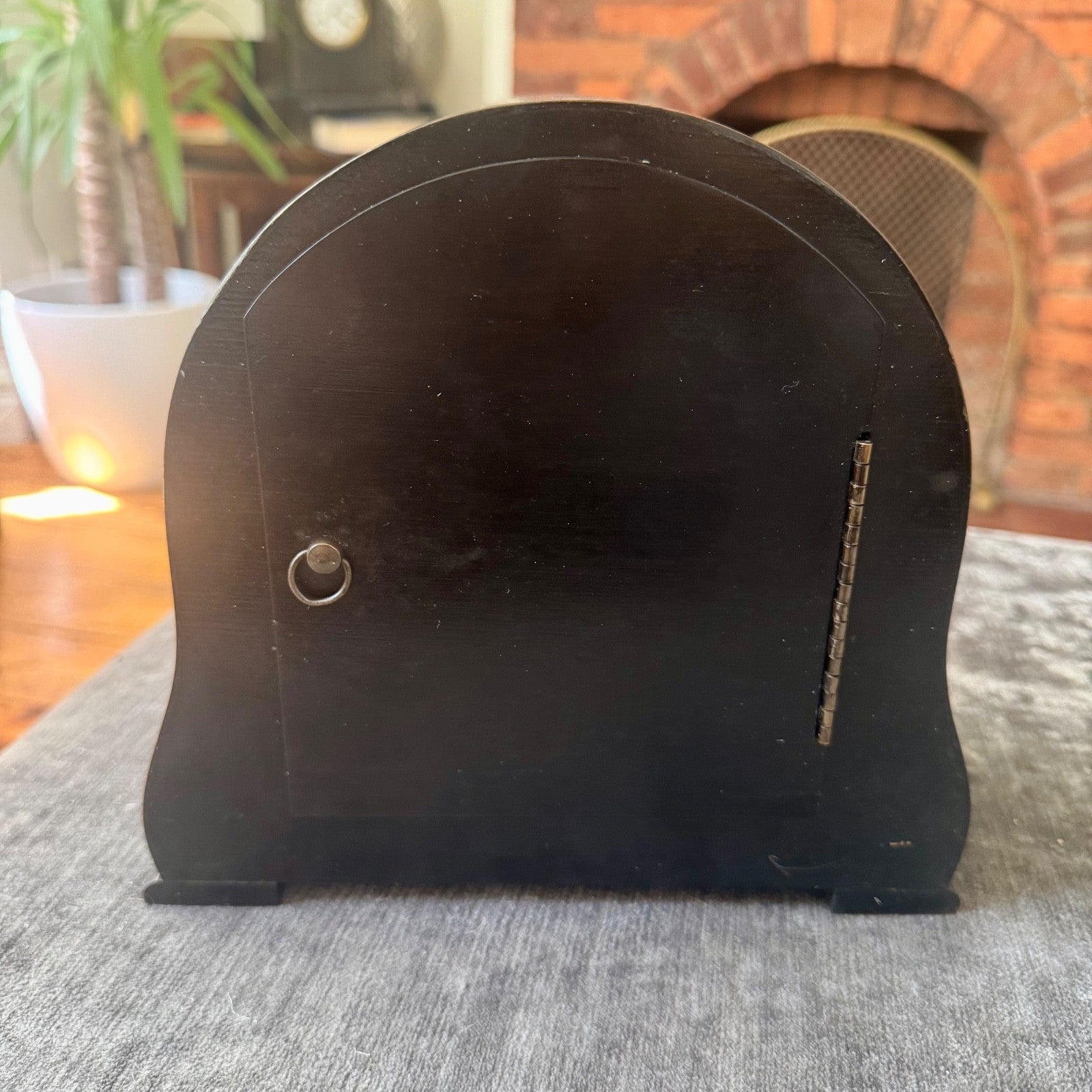 Smiths Enfield Battersea Oak Mantel Clock 8 Day Gong Strike Serviced C1952