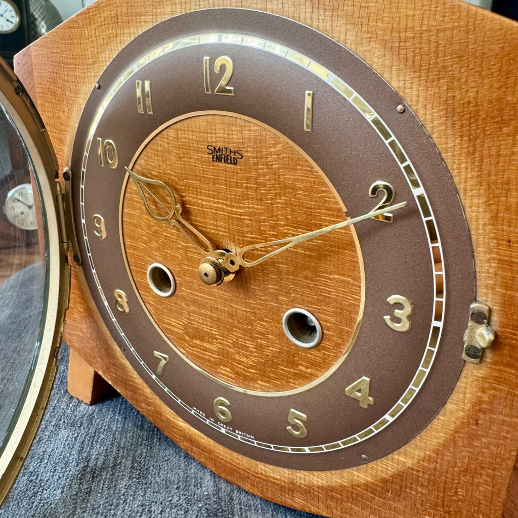 Smiths Enfield Mayflower Mantel Clock – Fully Serviced by Mahn & Co Clock Repair