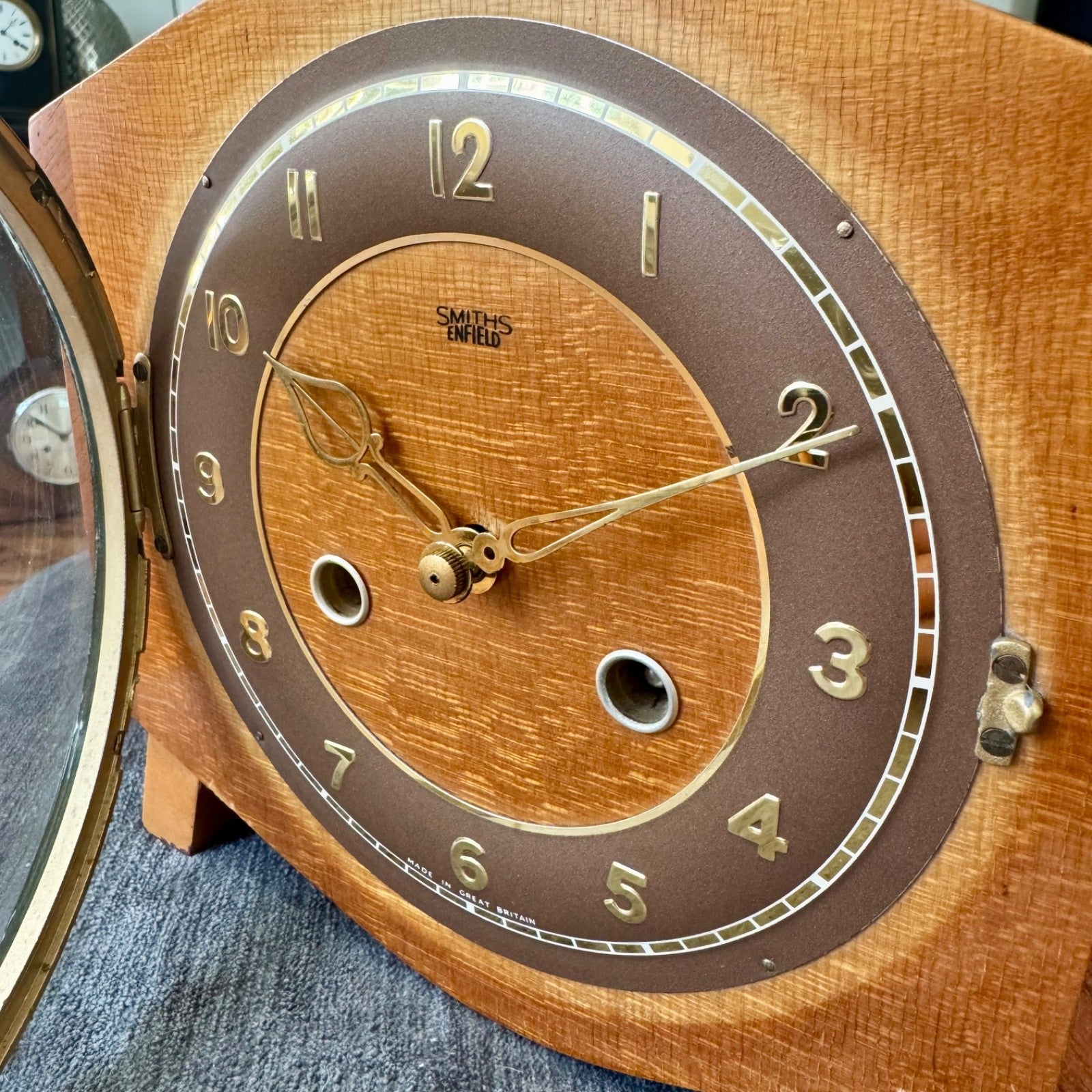 Smiths Enfield Mayflower Mantel Clock – Fully Serviced by Mahn & Co Clock Repair