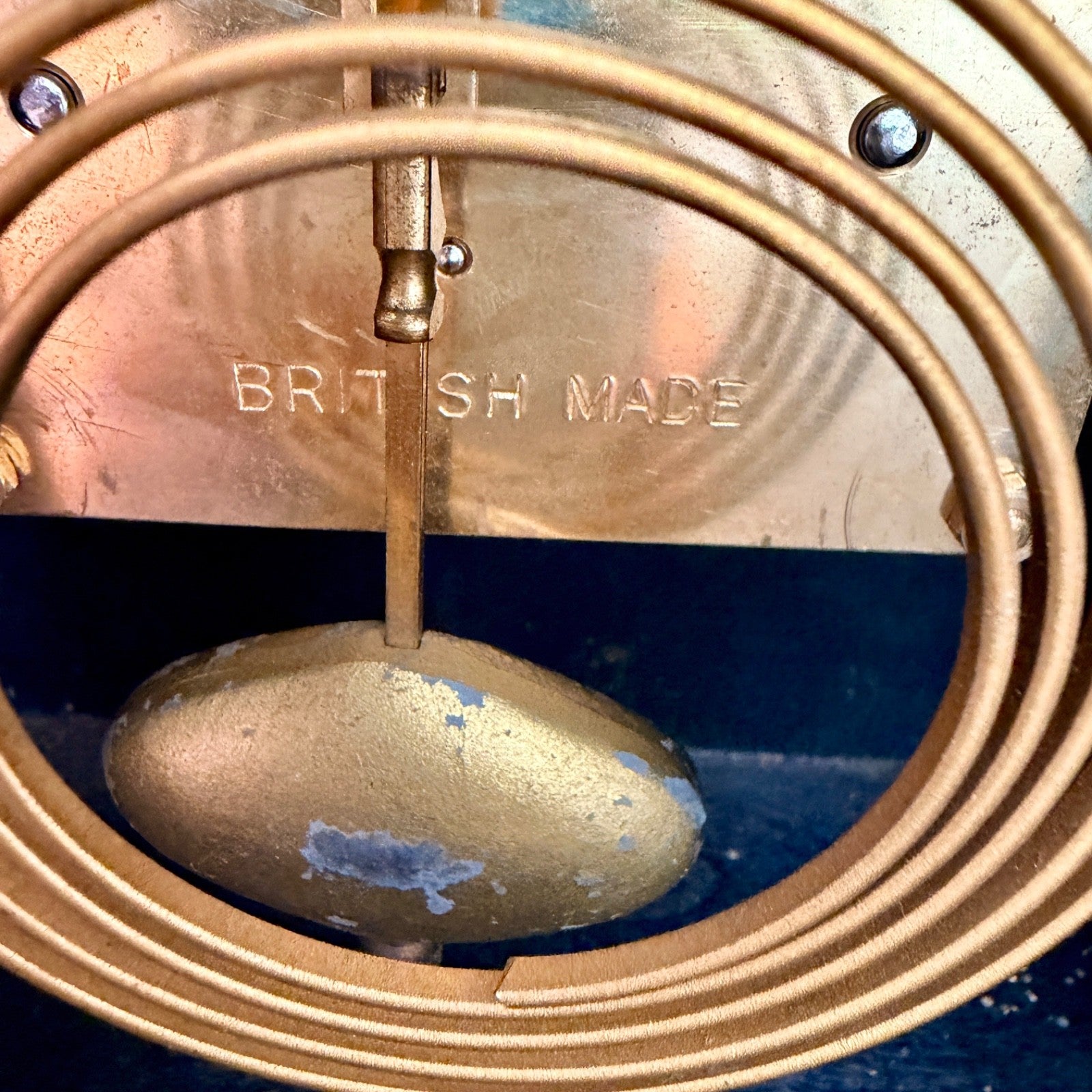 1947 Bentima Mantel Clock Stalham Norfolk NFU Provenance Fully Serviced