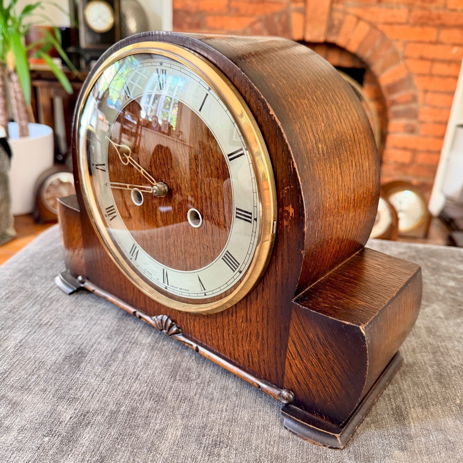 Vintage Smiths Enfield Richmond Striking Mantel Clock Serviced c1955