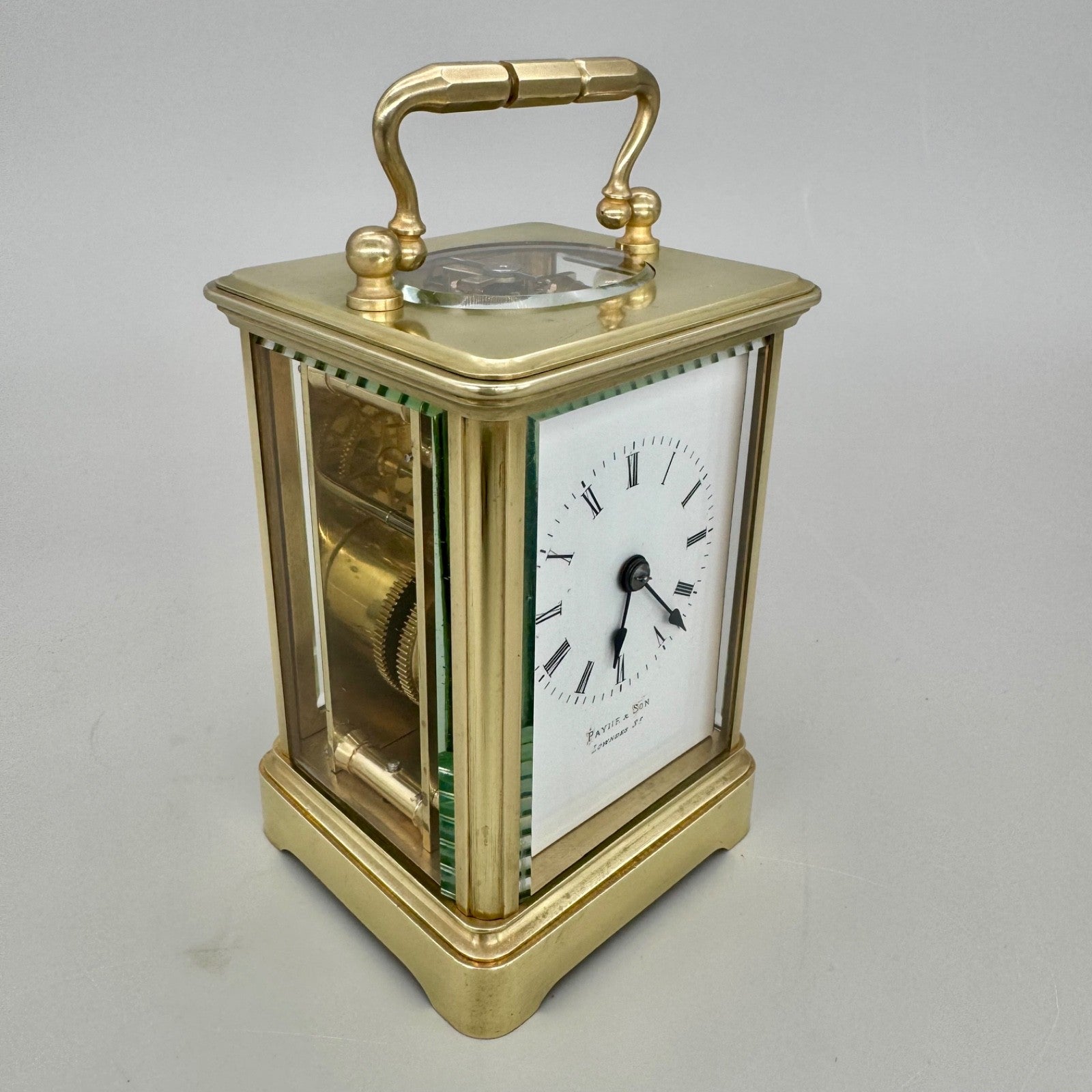 Victorian Dumas Paris Carriage Clock Payne & Son Belgravia London Fully Serviced