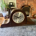 1930s English FHT Art Deco Mantel Clock Gong Strike Vintage Mechanical 50cm