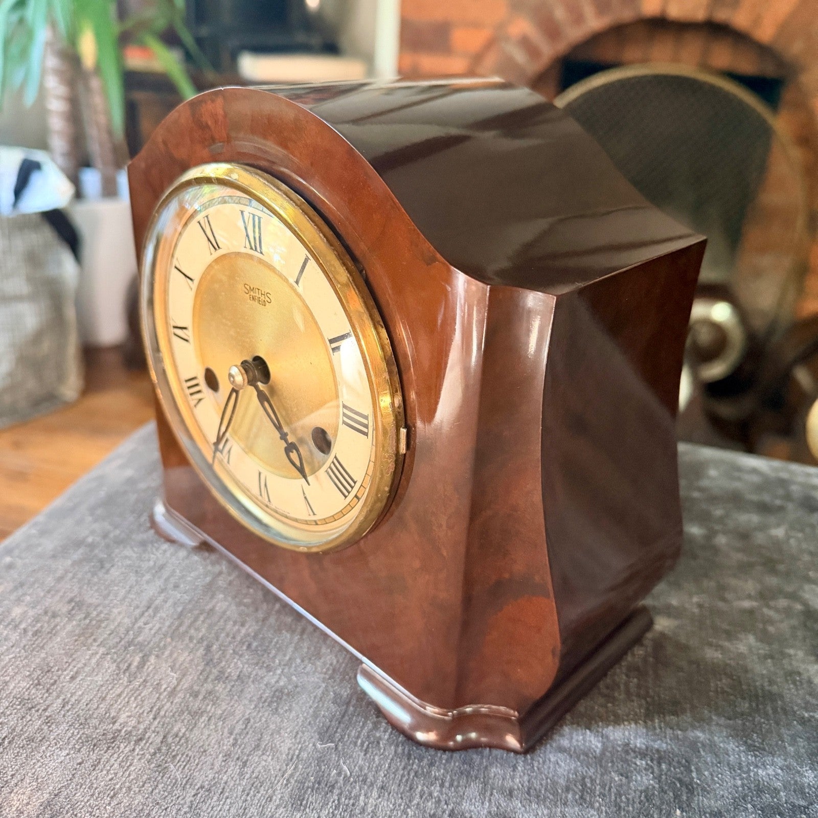 Vintage Smiths Enfield St Paul’s Bakelite Bim-Bam Mantel Clock Serviced