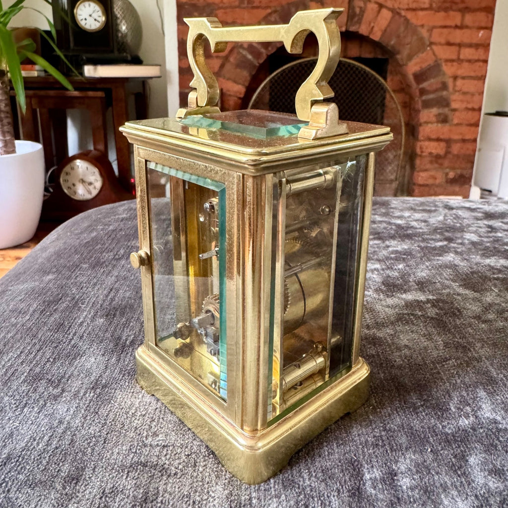 Bracher & Sydenham Reading Brass Carriage Clock Fully Serviced French