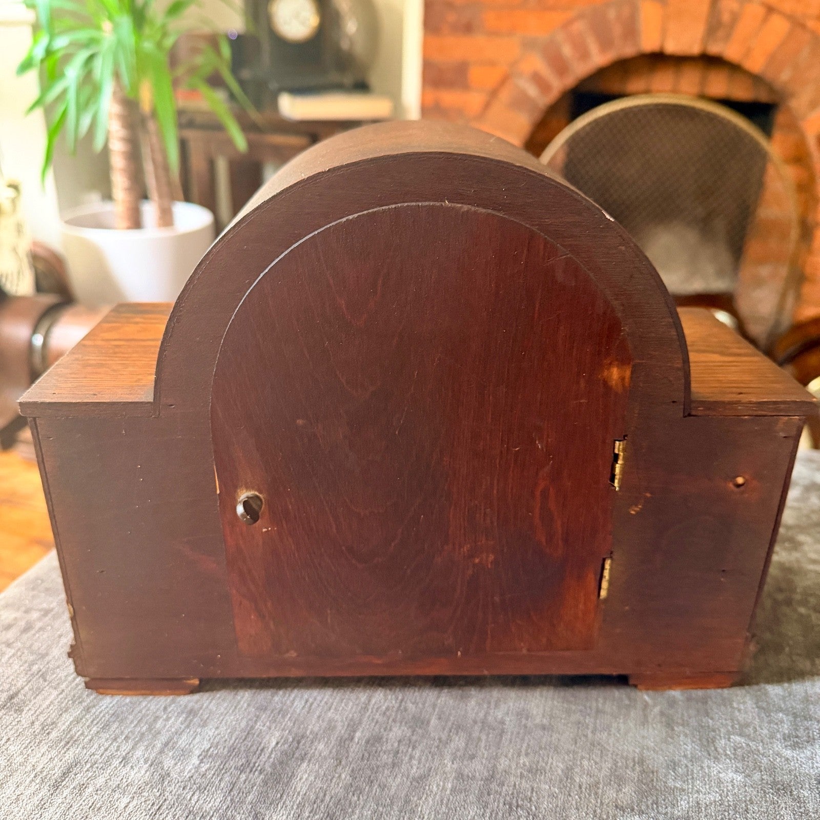 Vintage Haller German Art Deco Striking Mantel Clock Fully Serviced