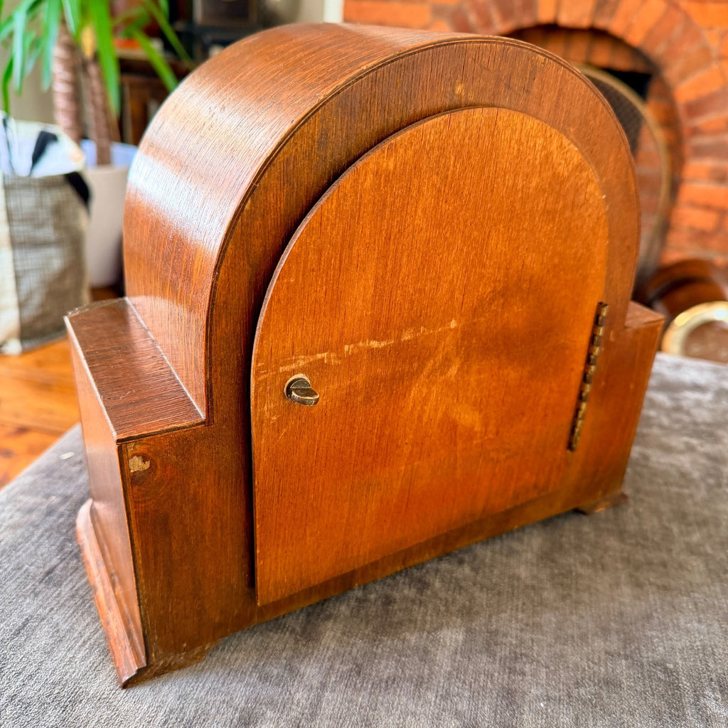 1947 Bentima Mantel Clock Stalham Norfolk NFU Provenance Fully Serviced