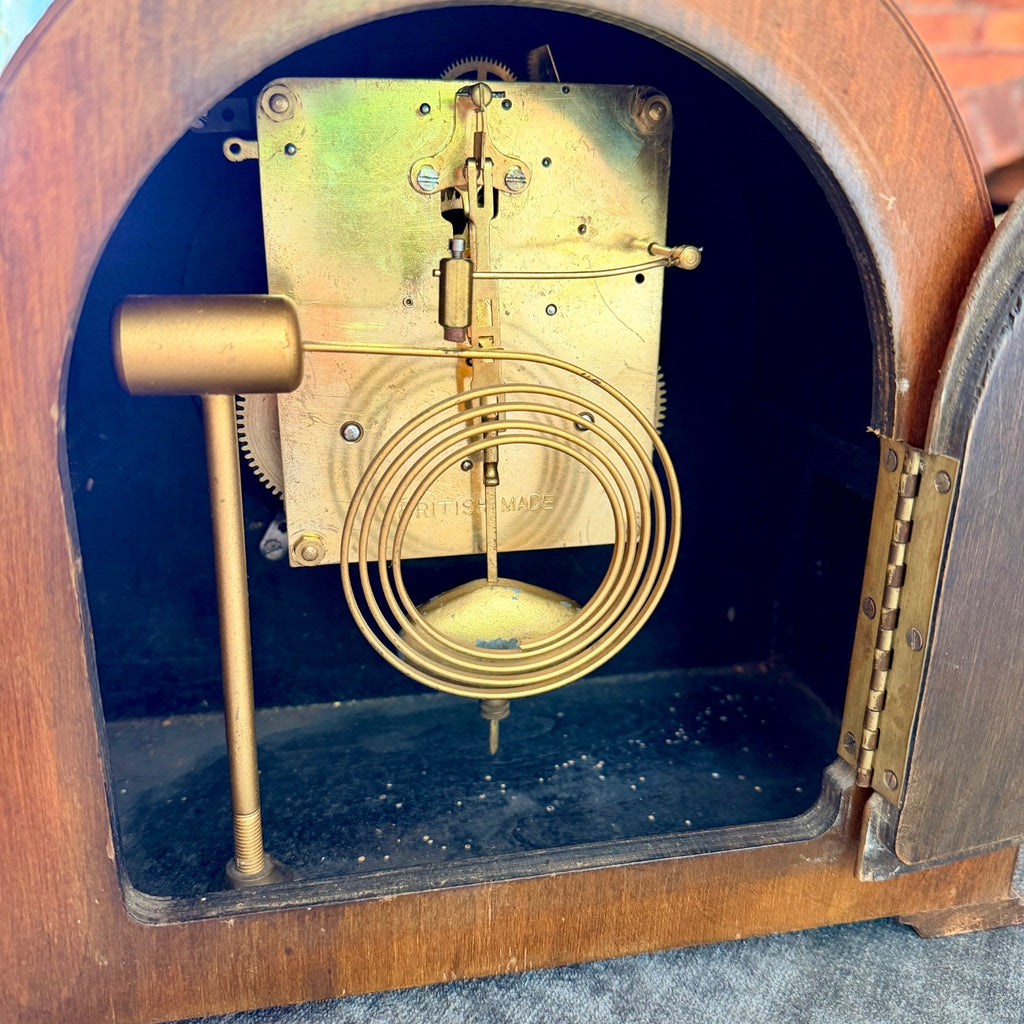 1947 Bentima Mantel Clock Stalham Norfolk NFU Provenance Fully Serviced