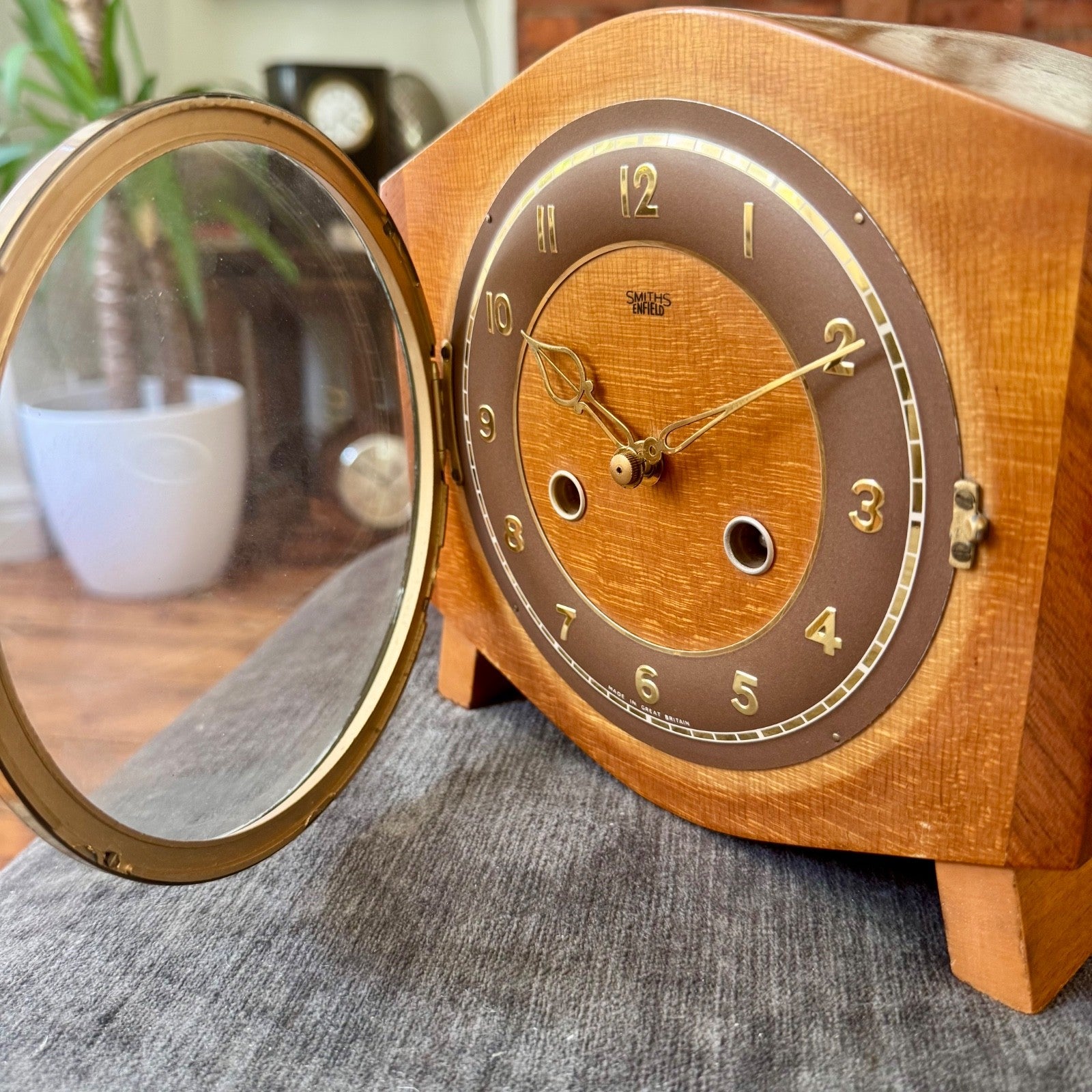 Smiths Enfield Mayflower Mantel Clock – Fully Serviced by Mahn & Co Clock Repair
