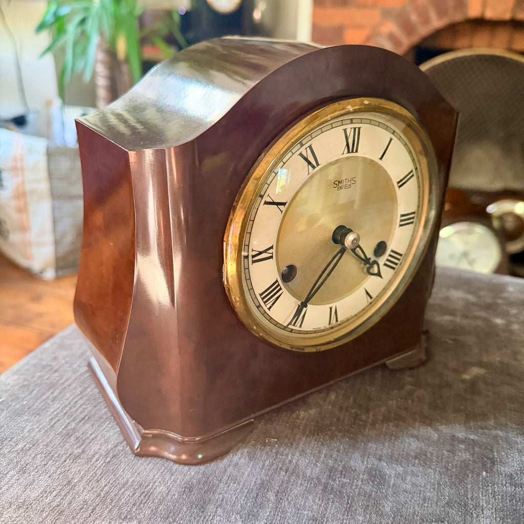 Vintage Smiths Enfield St Paul’s Bakelite Bim-Bam Mantel Clock Serviced