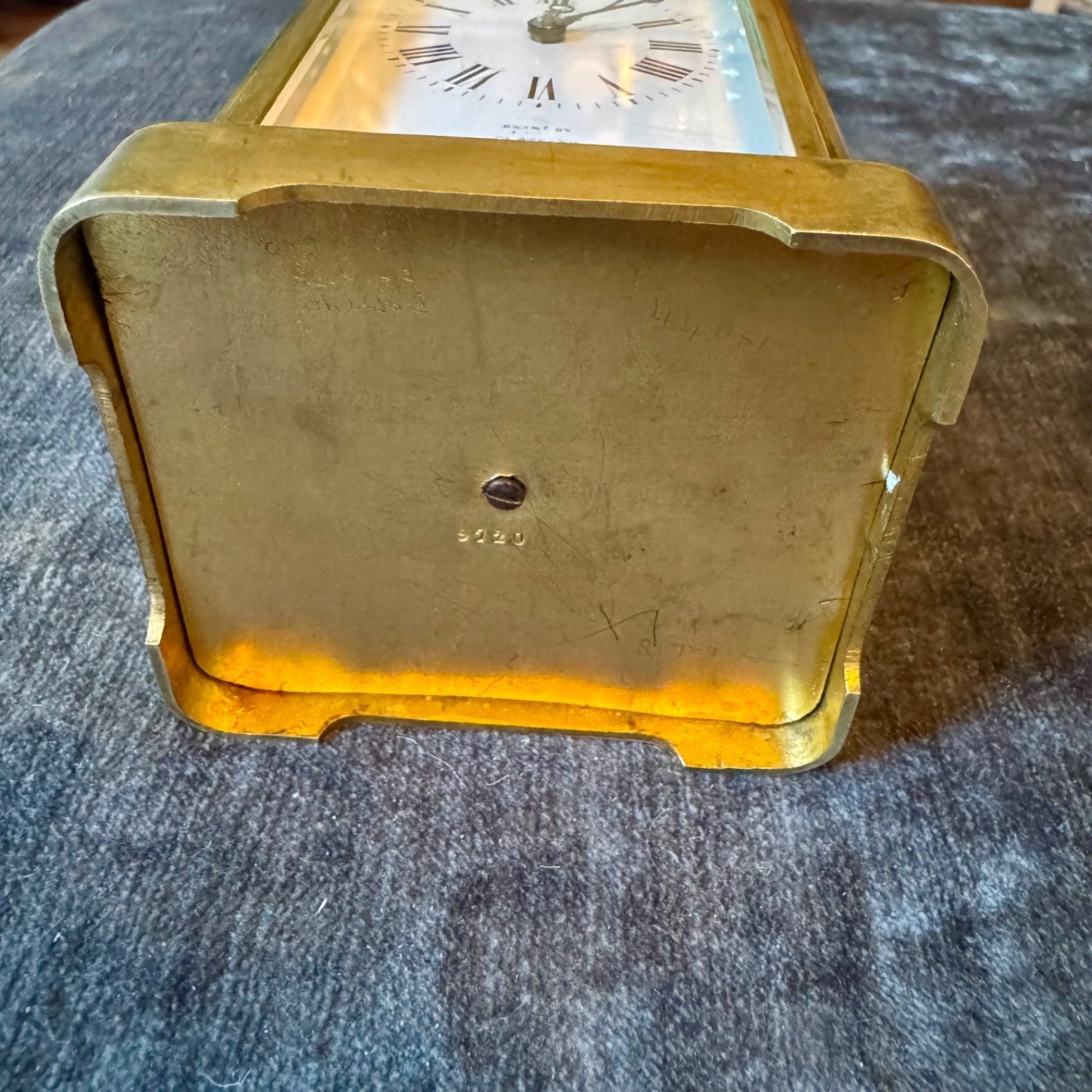 Antique French Margaine Striking Carriage Clock 61 Strand London Serviced C1890