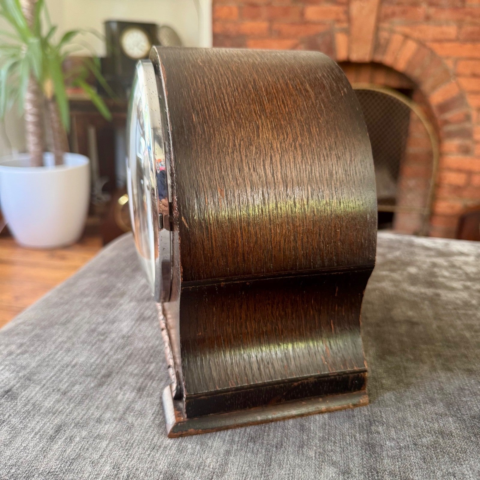 Smiths Enfield Beverley Mantel Clock 1954 Vintage Gong Strike Fully Serviced