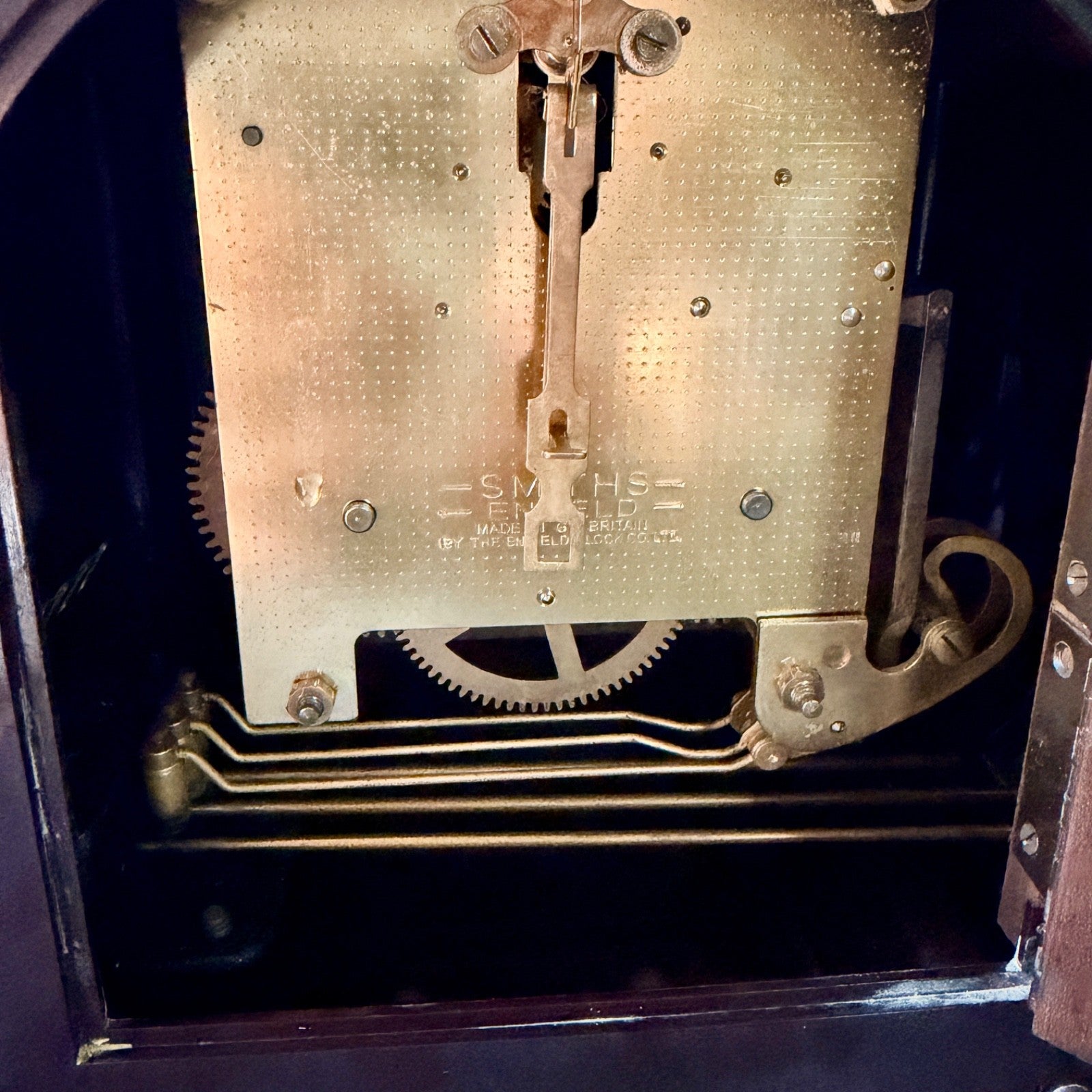Vintage Smiths Enfield St Paul’s Bakelite Bim-Bam Mantel Clock Serviced
