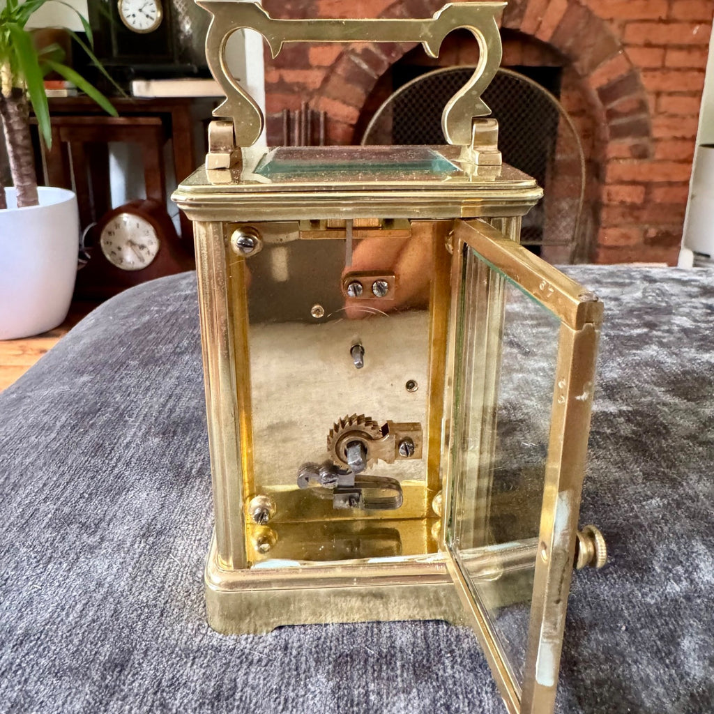 Bracher & Sydenham Reading Brass Carriage Clock Fully Serviced French