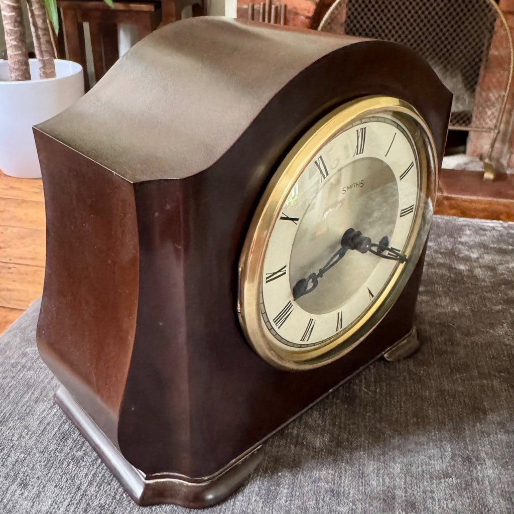 Smiths St Paul’s Bakelite Mantel Clock Bim Bam Chime Fully Serviced Working