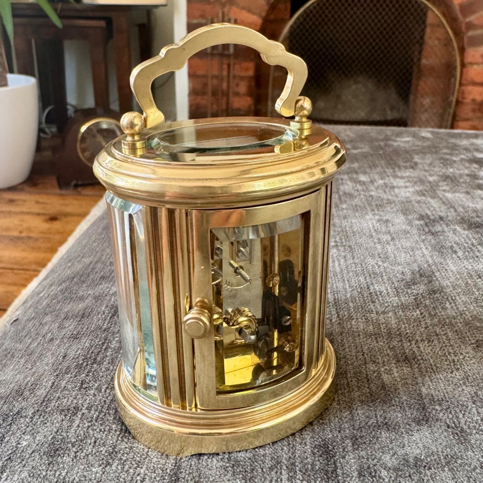 Pair Matthew Norman Miniature Swiss Carriage Clocks Boxed 1977 Serviced