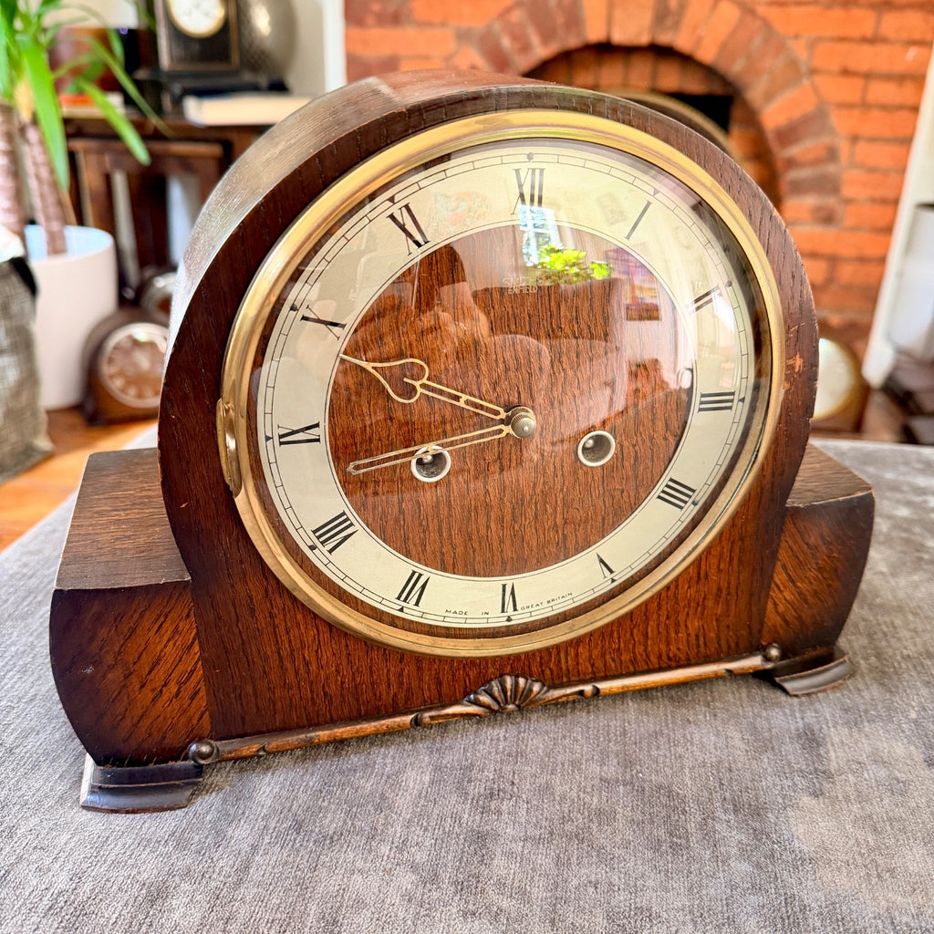 Vintage Smiths Enfield Richmond Striking Mantel Clock Serviced c1955