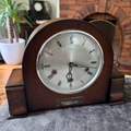 1951 Smiths Morley Mantel Clock Westminster Chime British Legion Presentation