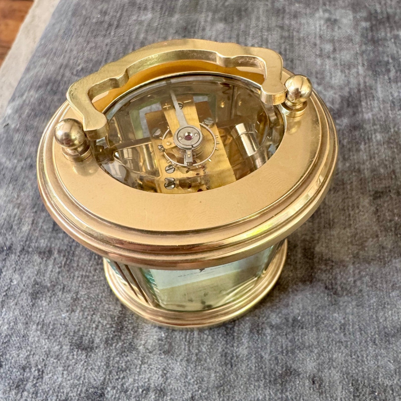 Pair Matthew Norman Miniature Swiss Carriage Clocks Boxed 1977 Serviced