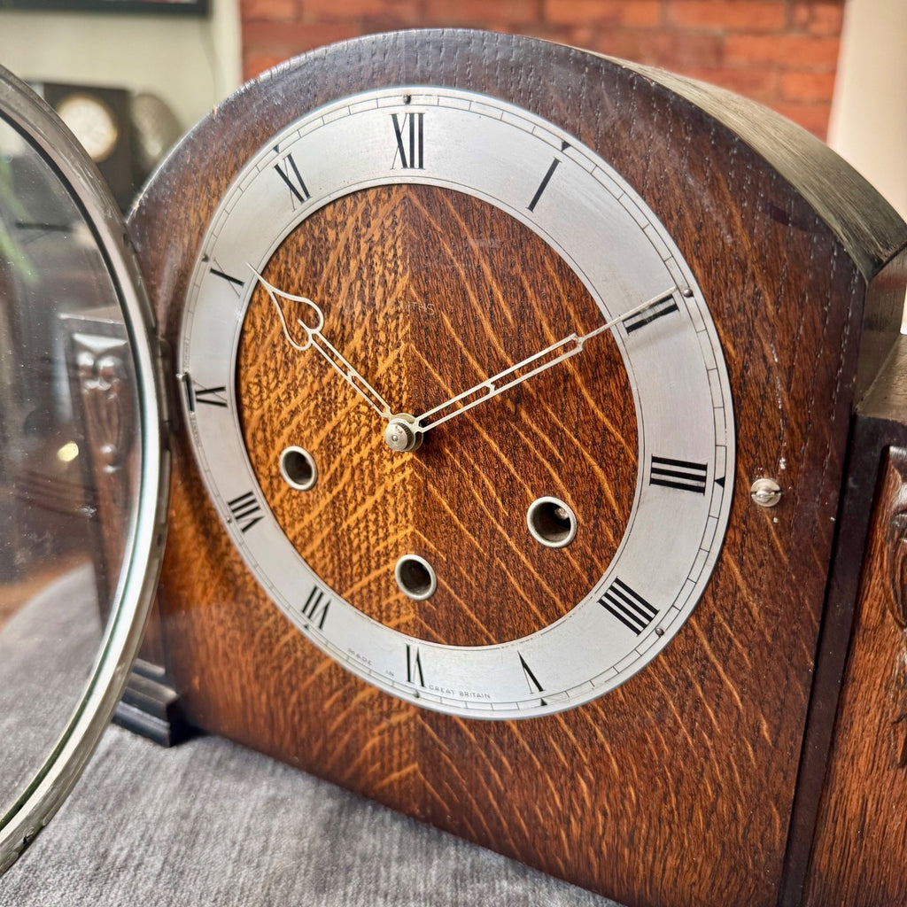 Vintage Smiths Enfield Westminster Chime Mantel Clock 3 Train Fully Serviced
