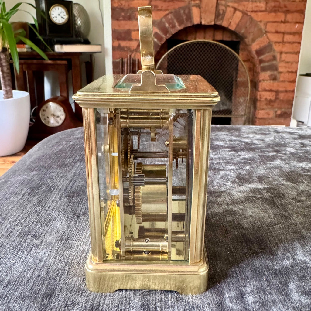Bracher & Sydenham Reading Brass Carriage Clock Fully Serviced French