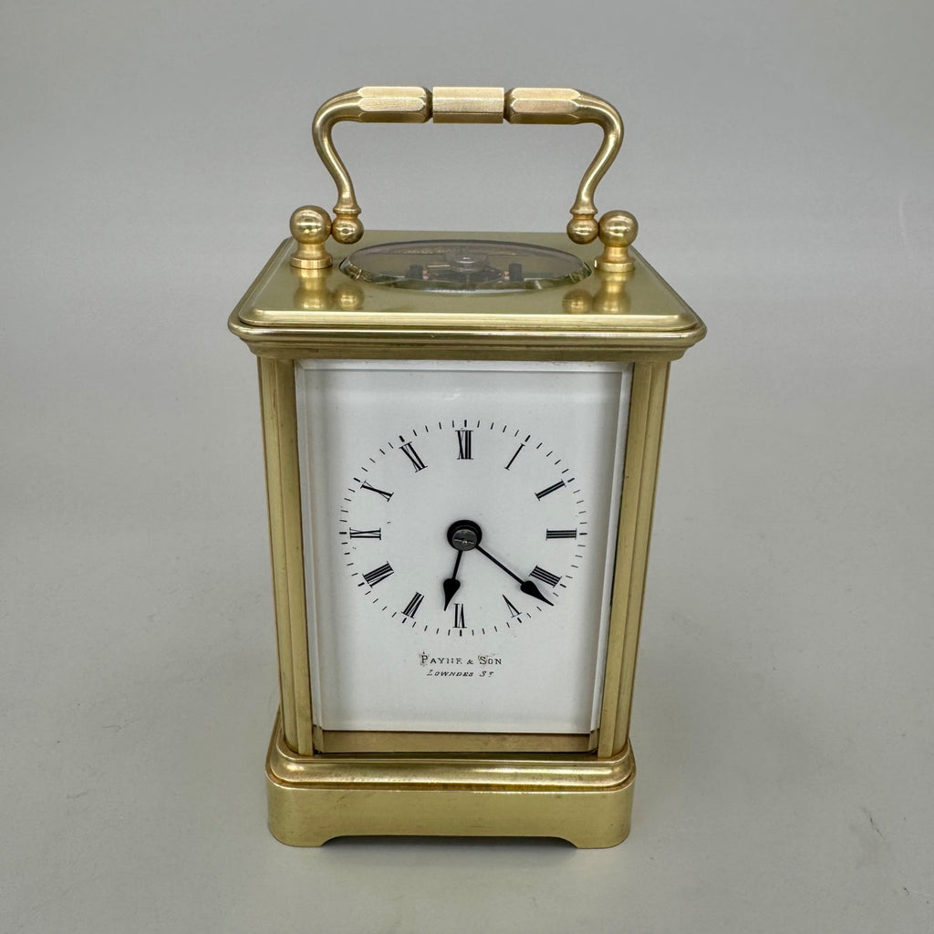 Victorian Dumas Paris Carriage Clock Payne & Son Belgravia London Fully Serviced