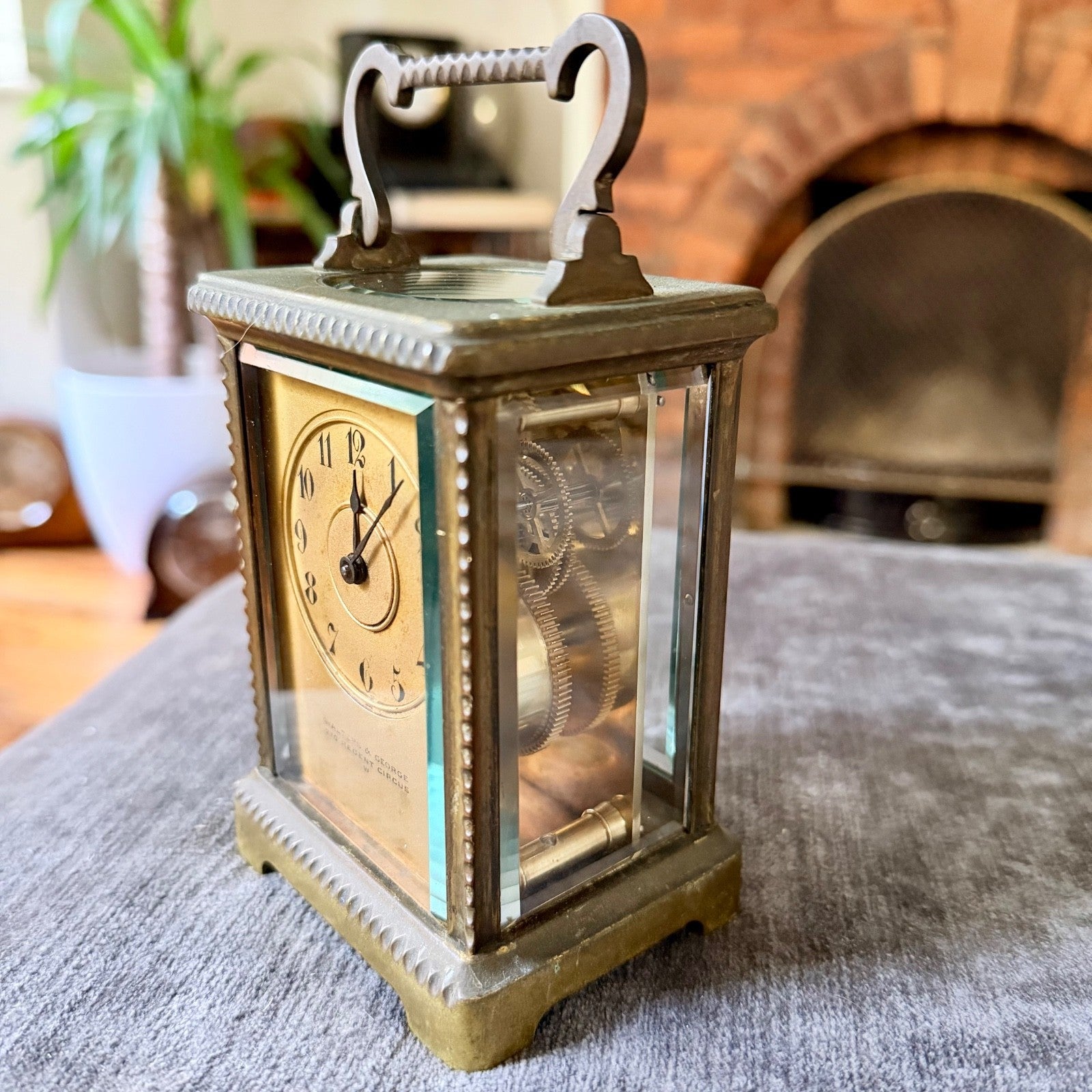 Antique c1880 French Carriage Clock Walters & George London Lever Escapement - Mahn and Co Clock Repairs