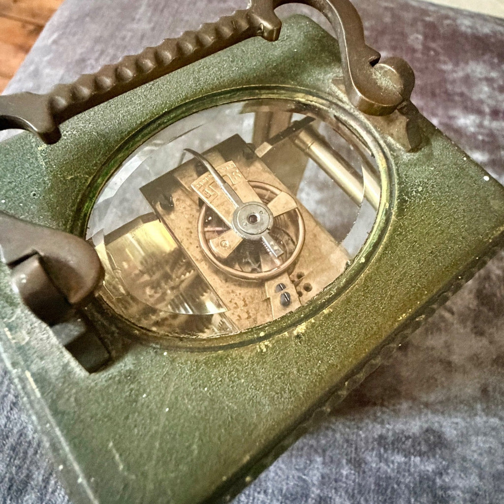 Antique c1880 French Carriage Clock Walters & George London Lever Escapement - Mahn and Co Clock Repairs