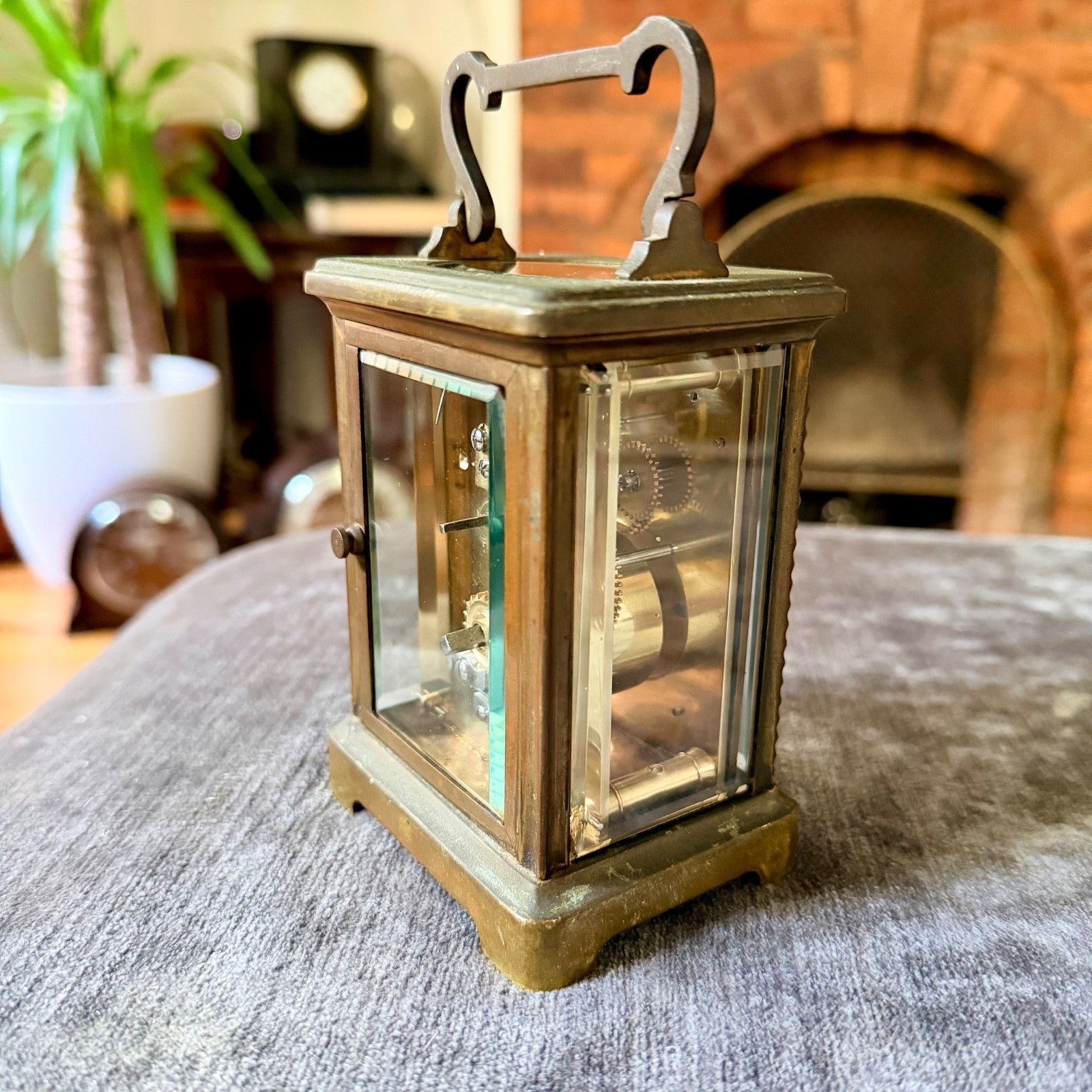 Antique c1880 French Carriage Clock Walters & George London Lever Escapement - Mahn and Co Clock Repairs
