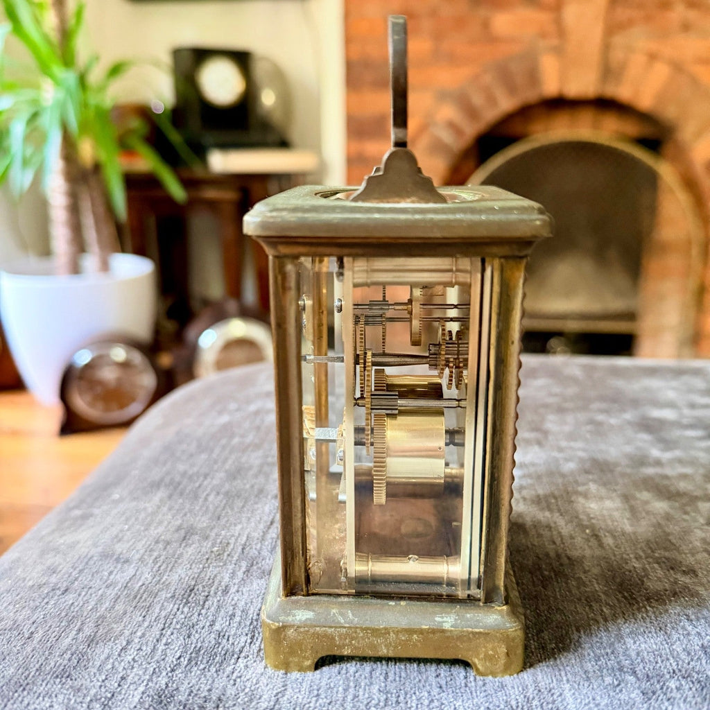 Antique c1880 French Carriage Clock Walters & George London Lever Escapement - Mahn and Co Clock Repairs