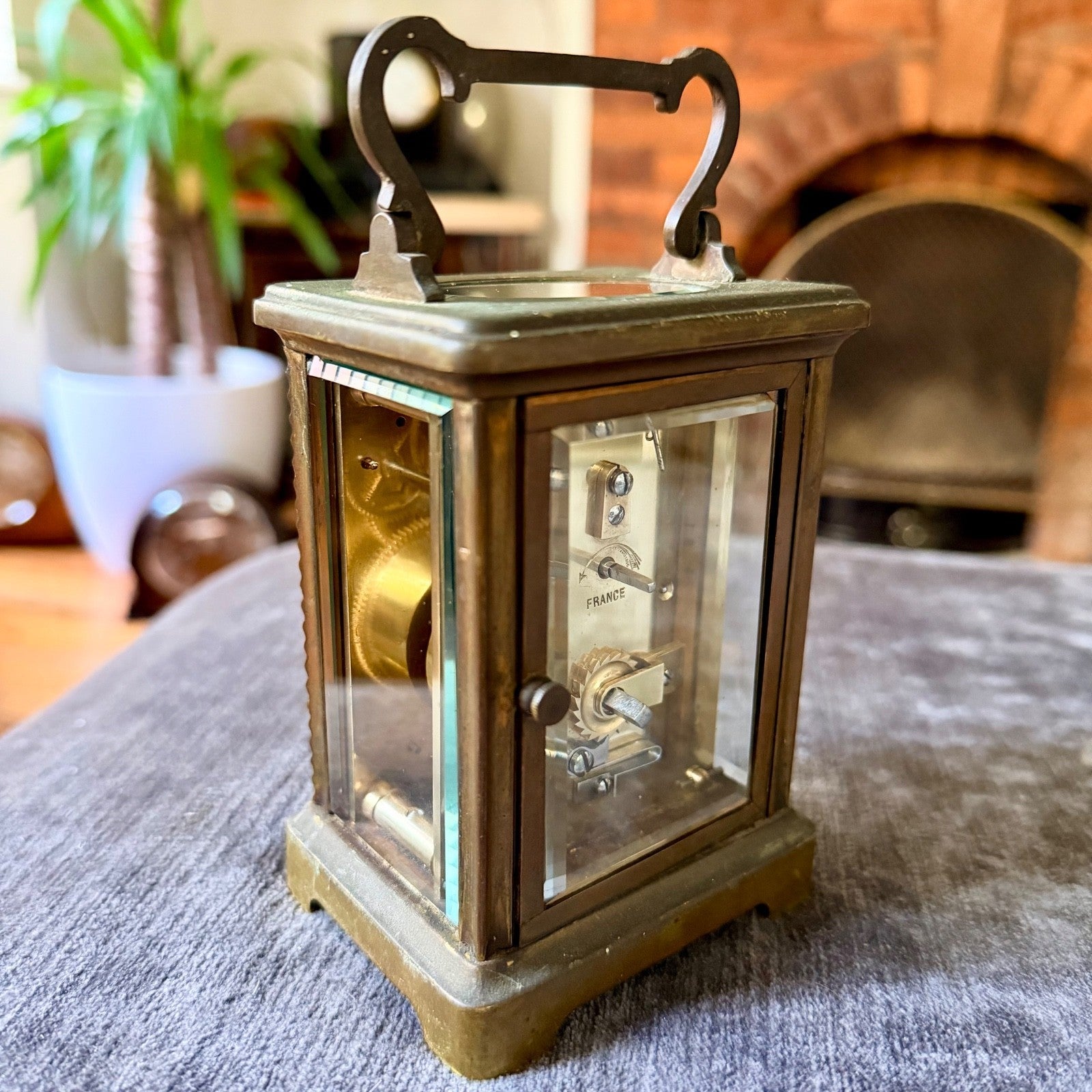 Antique c1880 French Carriage Clock Walters & George London Lever Escapement - Mahn and Co Clock Repairs