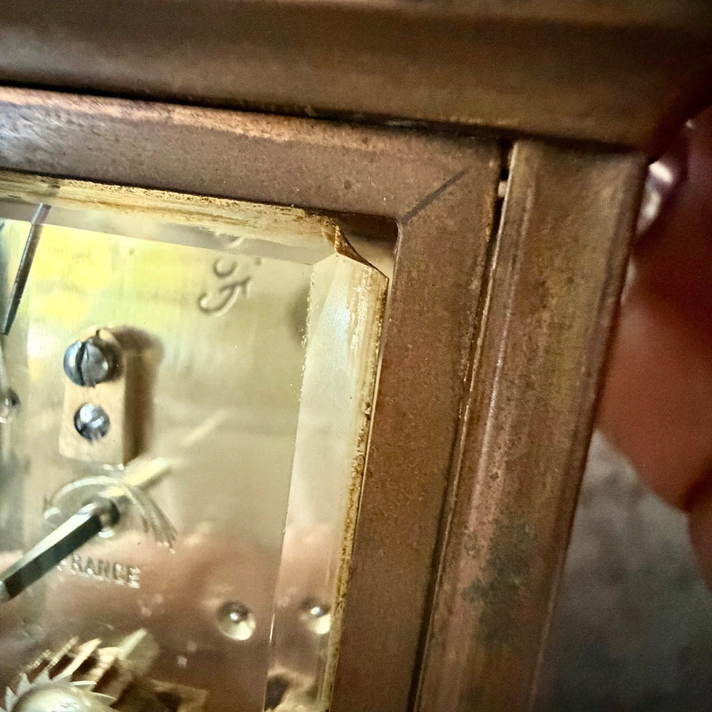 Antique c1880 French Carriage Clock Walters & George London Lever Escapement - Mahn and Co Clock Repairs