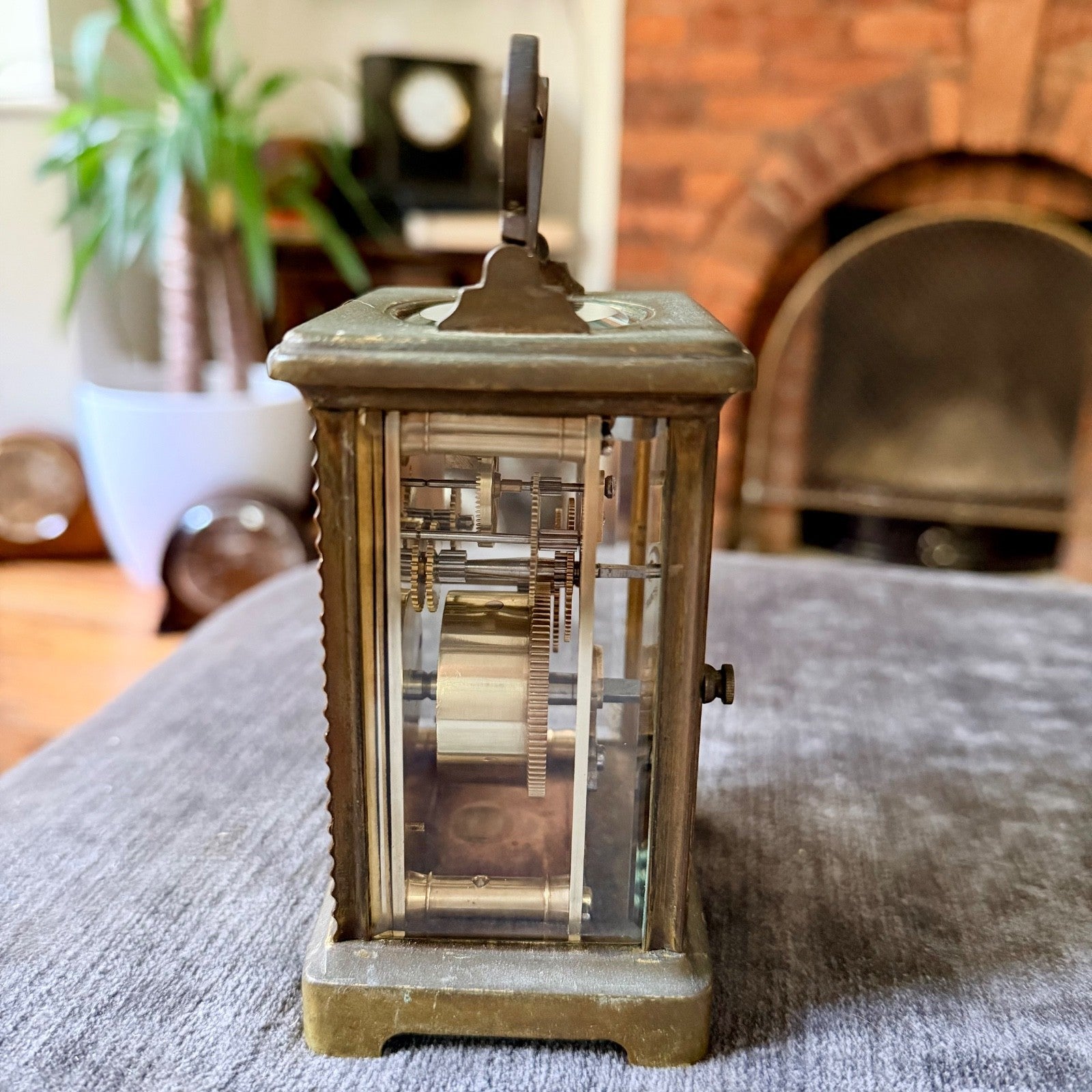 Antique c1880 French Carriage Clock Walters & George London Lever Escapement - Mahn and Co Clock Repairs