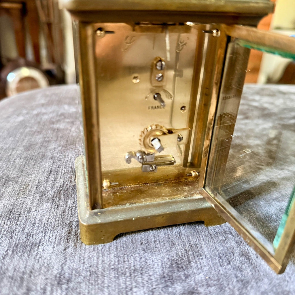 Antique c1880 French Carriage Clock Walters & George London Lever Escapement - Mahn and Co Clock Repairs