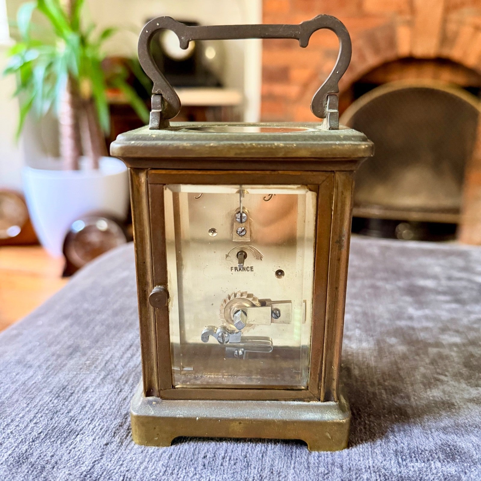 Antique c1880 French Carriage Clock Walters & George London Lever Escapement - Mahn and Co Clock Repairs
