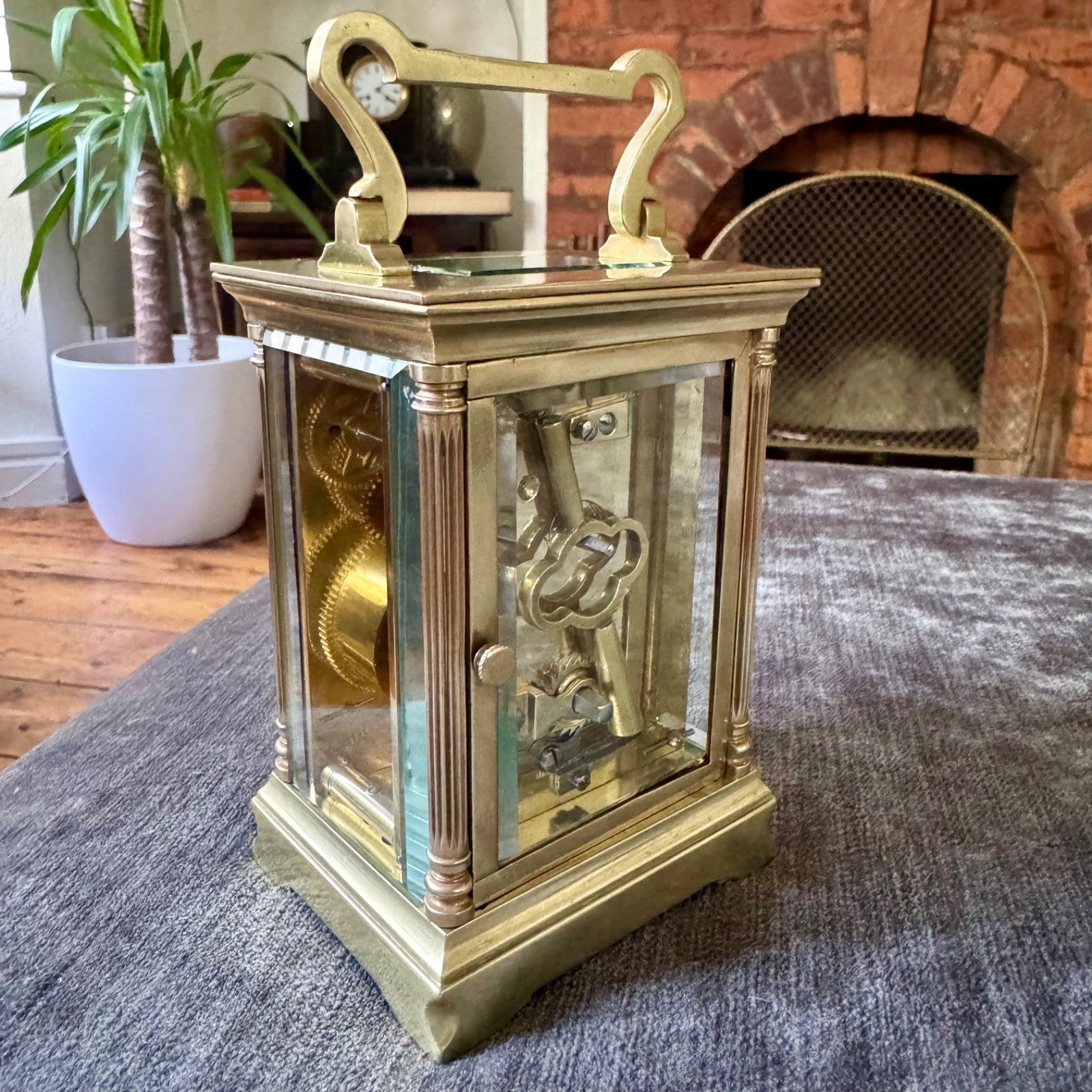 Antique French Five Glass Carriage Clock | Fully Serviced | Timepiece | Made in - Mahn and Co Clock Repairs