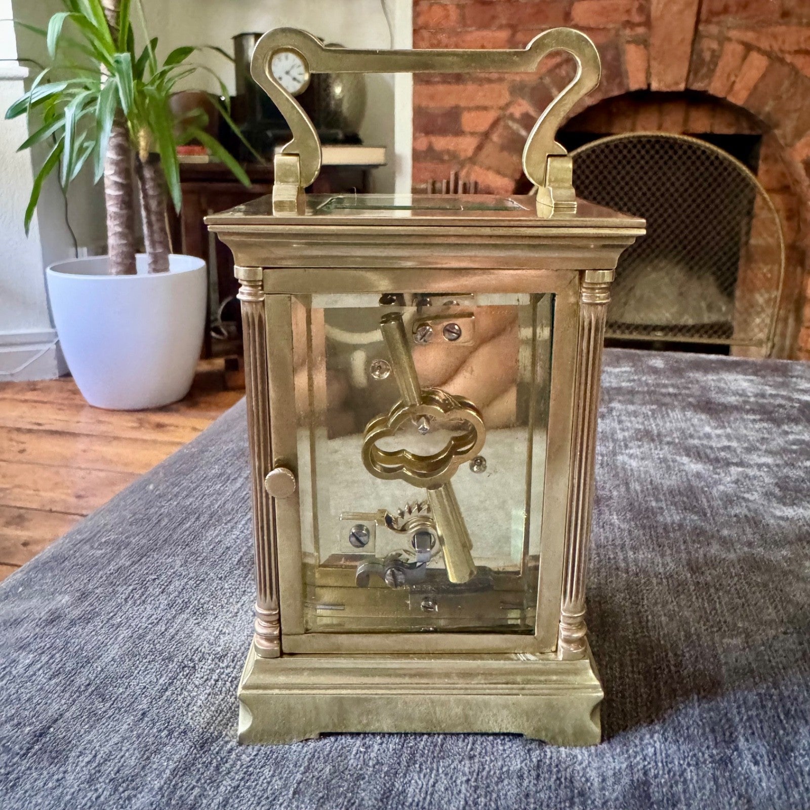 Antique French Five Glass Carriage Clock | Fully Serviced | Timepiece | Made in - Mahn and Co Clock Repairs