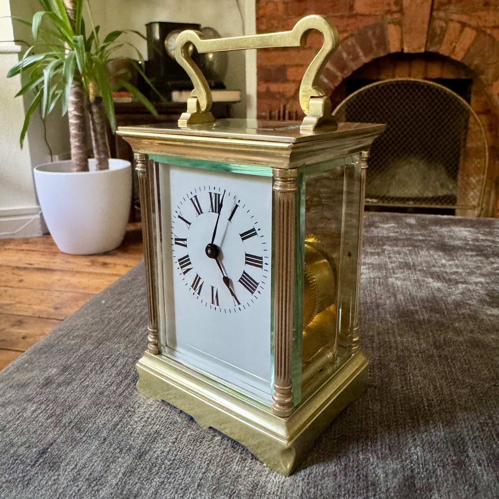Antique French Five Glass Carriage Clock | Fully Serviced | Timepiece | Made in - Mahn and Co Clock Repairs