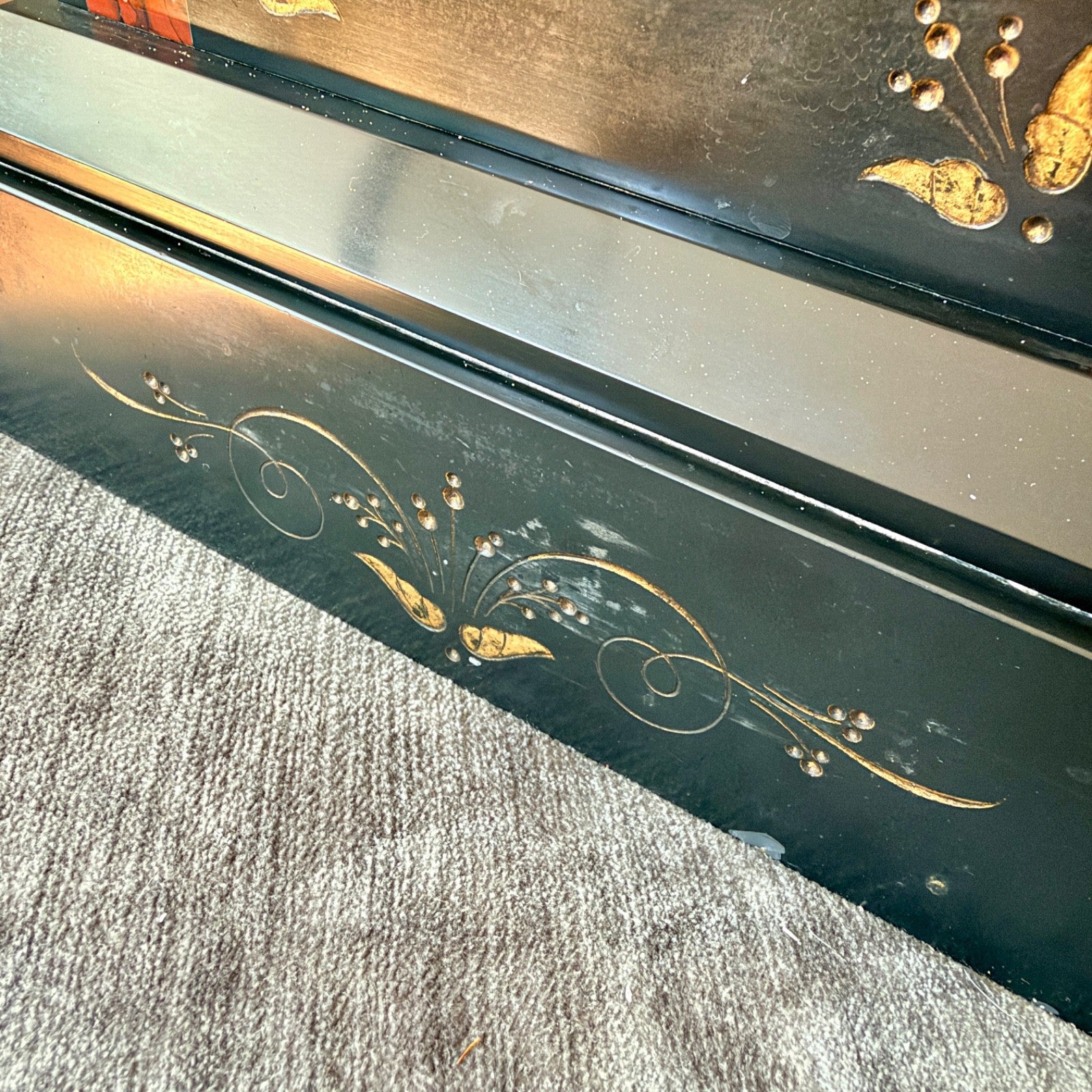 Antique French Japy Freres Slate Marble Mantel Clock Serviced c1880 - Mahn and Co Clock Repairs